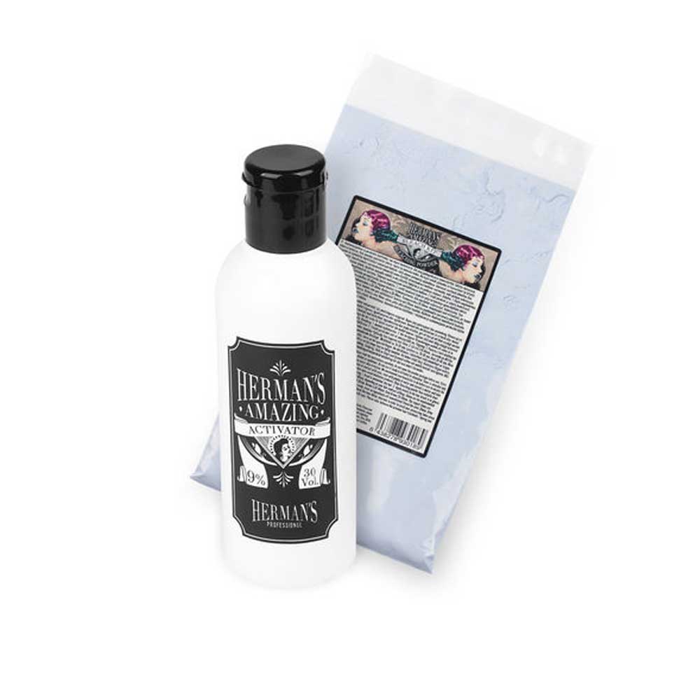 Hermans Amazing Haircolor - 10 VOL / 3% Haarbleichmittelset - Weiß